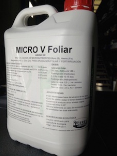 micro - v  foliar   -  5 litros